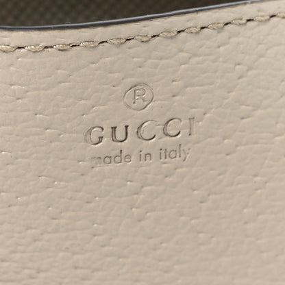 Gucci GG Supreme Monogram Textured Dollar Calfskin Web Mini Ophidia GG Handbag Beige Mystic White Oatmeal 7 of 10