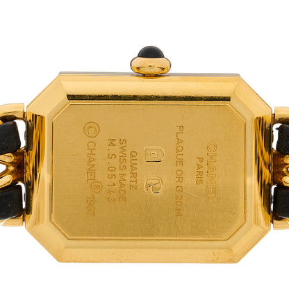 Chanel Stainless Steel Lambskin 20mm Chain Premiere Quartz Watch Gold M 4 of 4