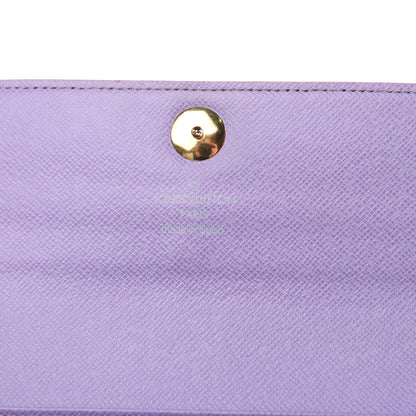 Louis Vuitton Monogram Multicolor Sarah Wallet Black Violet 6 of 16