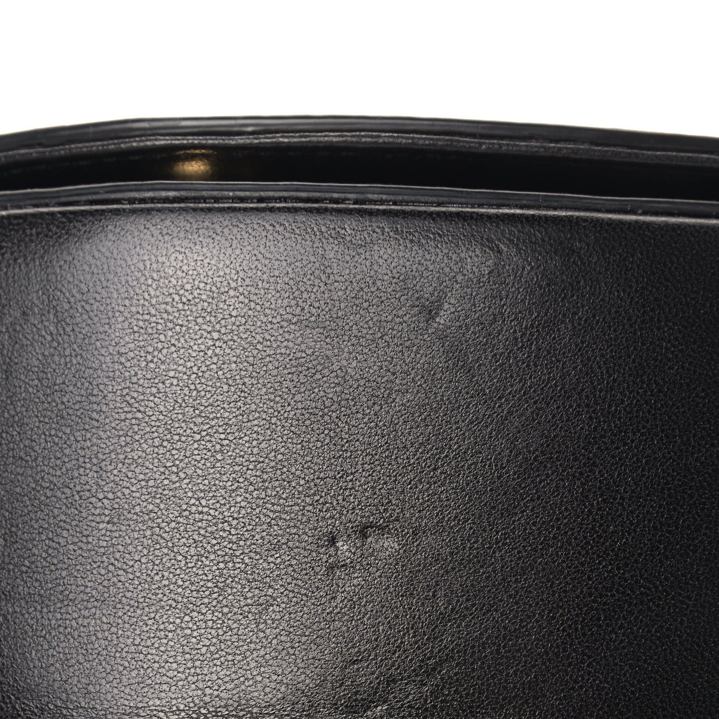 Lambskin Chrissie Chain Shoulder Bag Black
