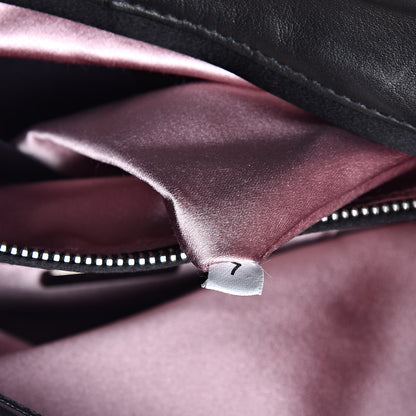 Prada Nappa Dressy Gaufre Ruched Flap Clutch Black 5 of 13