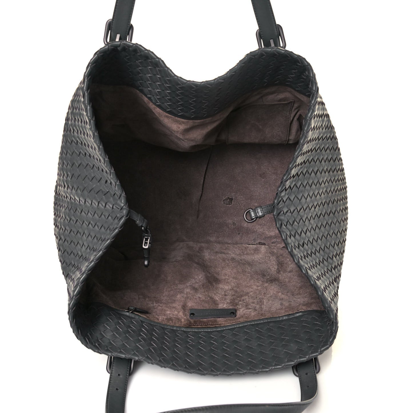 Nappa Intrecciato Large Seamless Tote Black