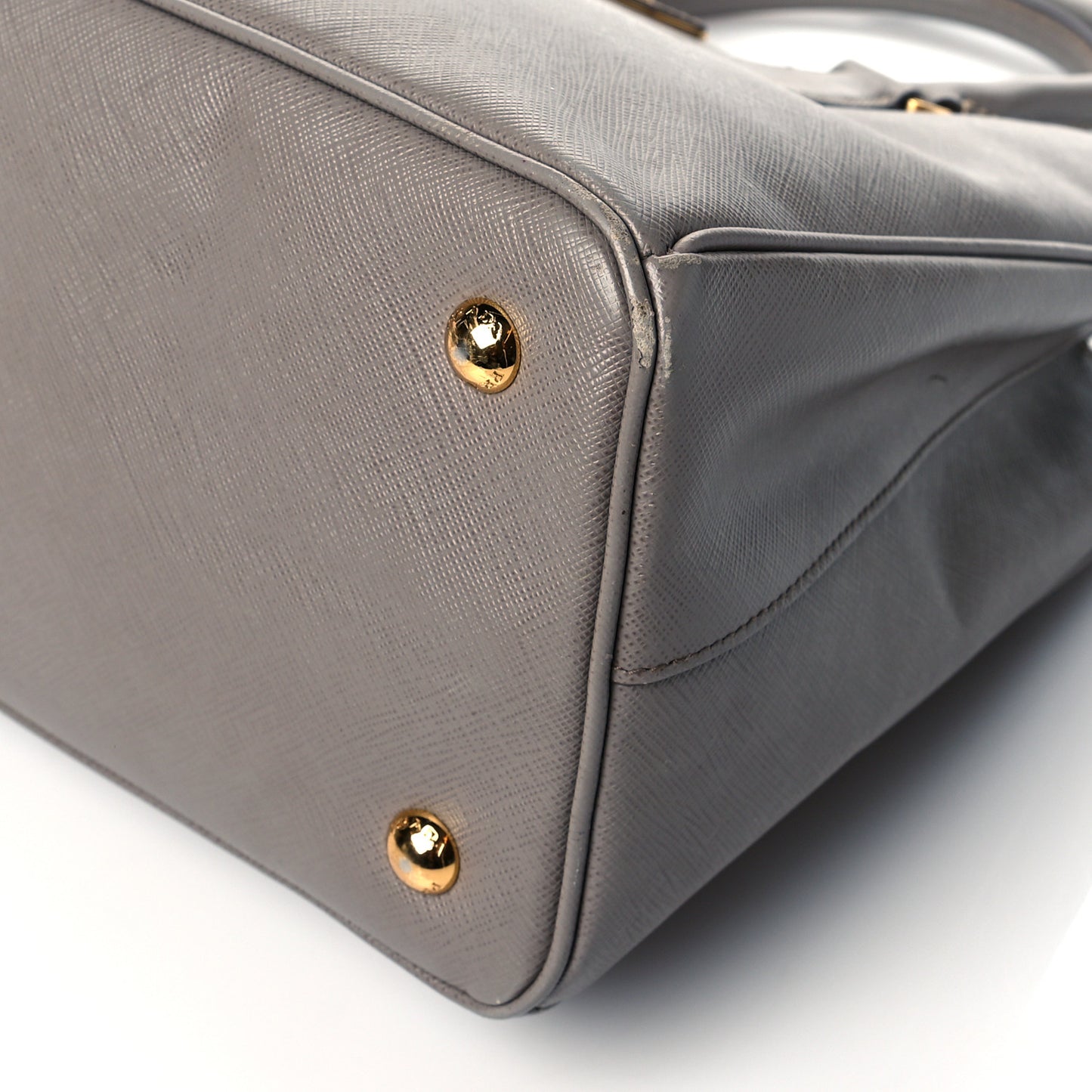 Saffiano Medium Galleria Double Zip Tote Marmo