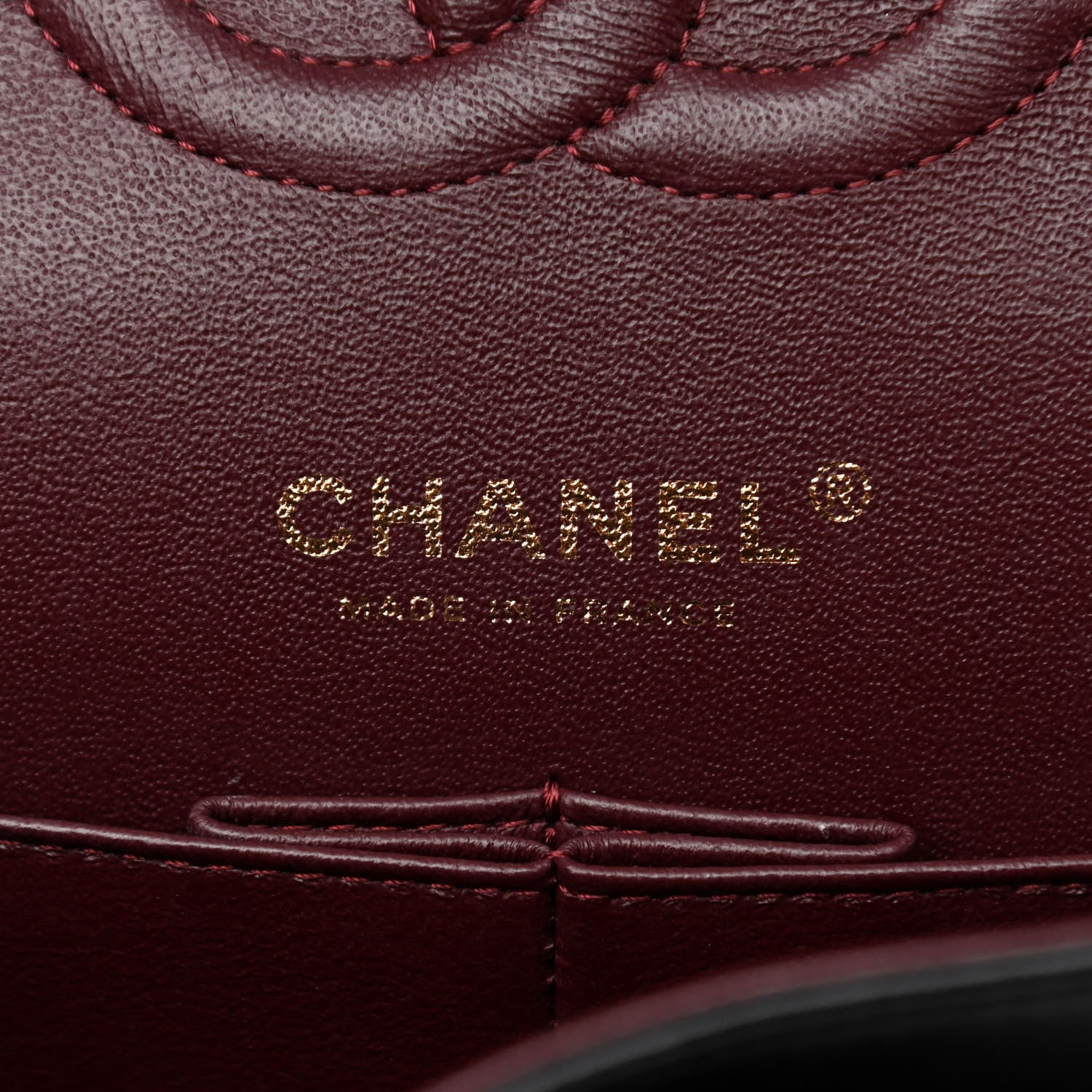 Chanel Calfskin Chevron Quilted Medium Double Flap Black 6 of 9