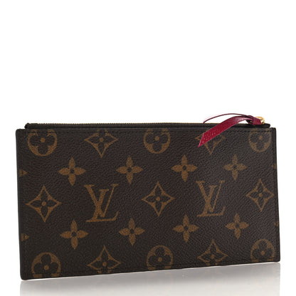 Louis Vuitton Monogram Felicie Chain Wallet Zippered Insert Fuchsia 3 of 8