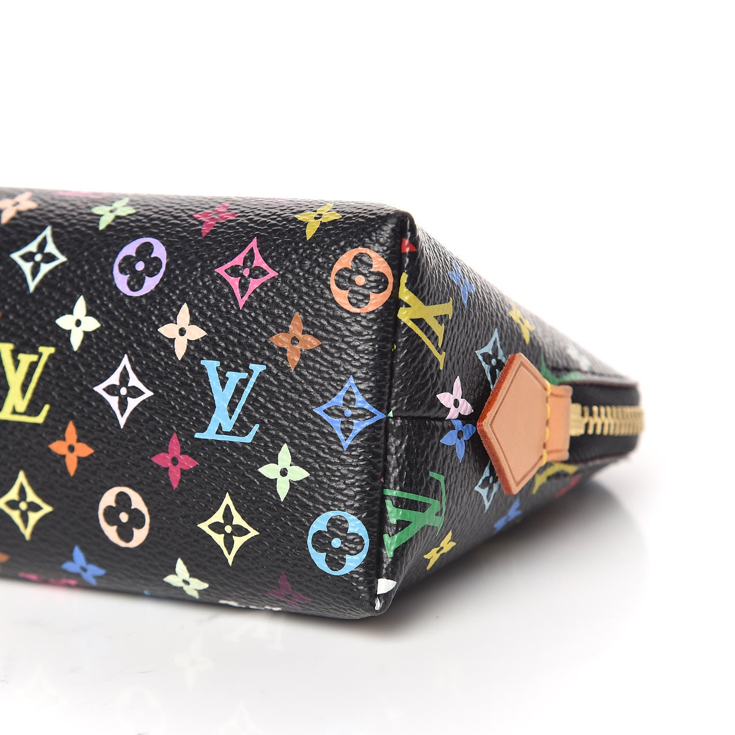 Louis Vuitton Monogram Multicolor Cosmetic Pouch Black Grenade 6 of 10