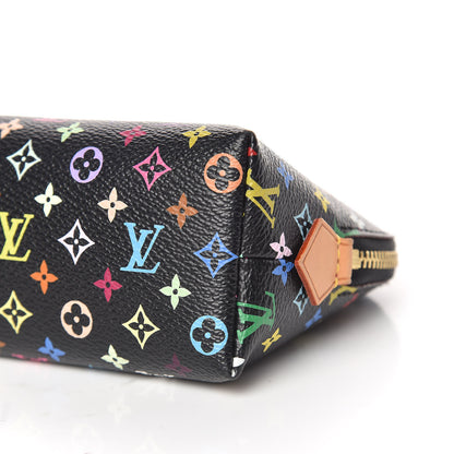 Louis Vuitton Monogram Multicolor Cosmetic Pouch Black Grenade 6 of 10