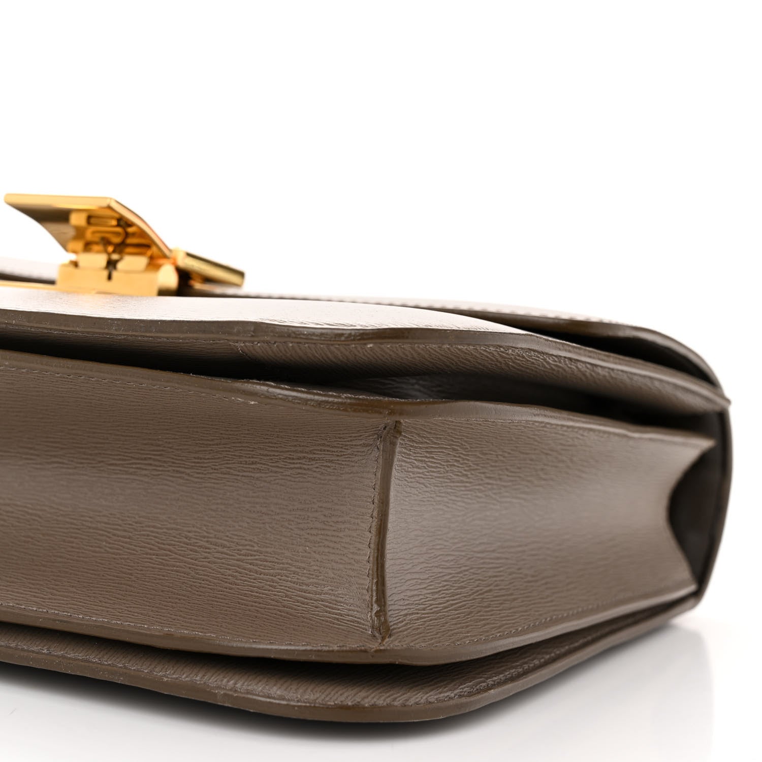 Celine Liege Calfskin Medium Classic Box Flap Bag Souris 10 of 13