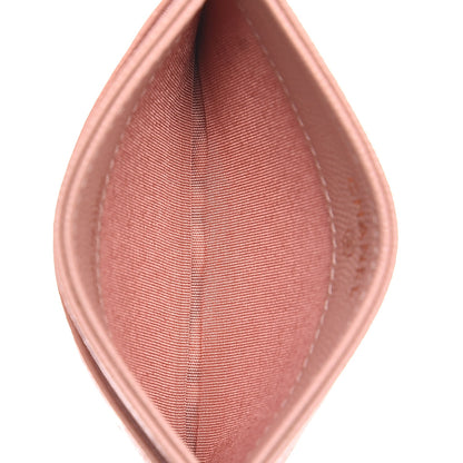 Chanel Caviar Camellia Embossed Card Holder Pink 5 of 9