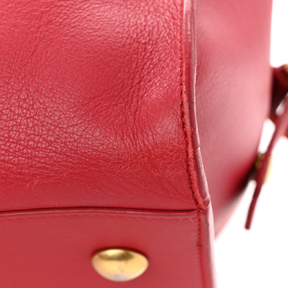 Saint Laurent Calfskin Medium Classic Y Cabas Red 13 of 21
