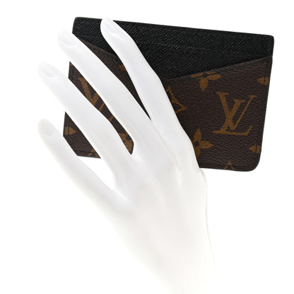 Louis Vuitton Monogram Macassar Neo Porte-Cartes Card Holder 2 of 8