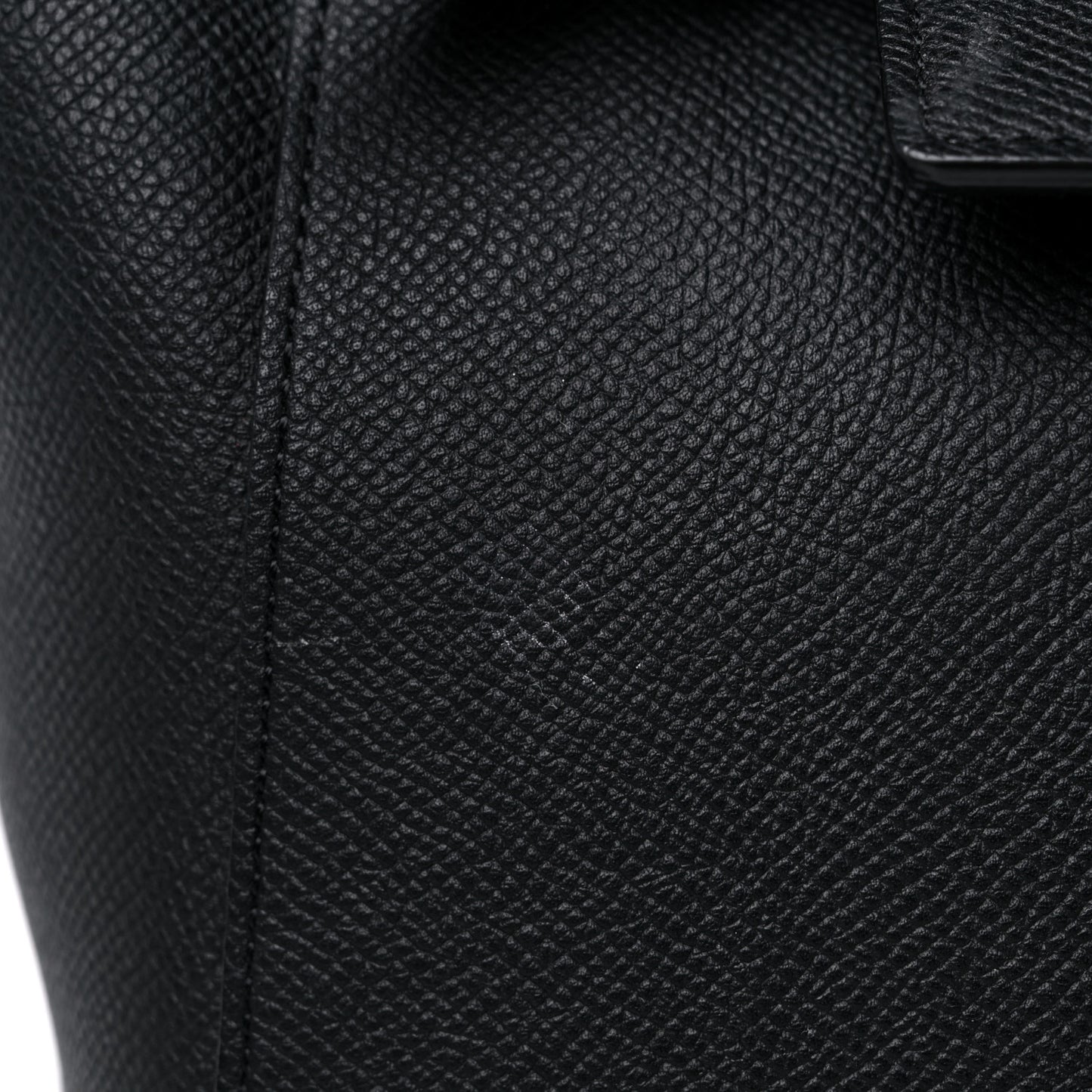 Grained Calfskin Small Belt Bag Black