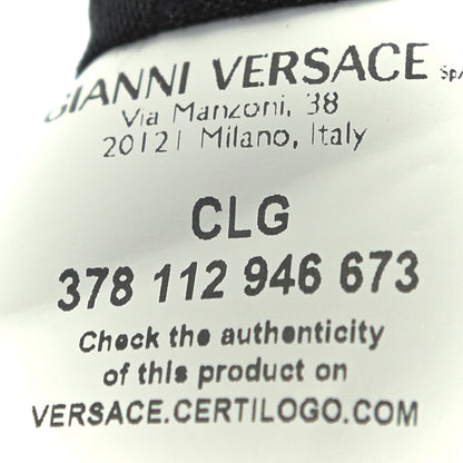Versace Grained Calfskin Medusa Messenger Bag Black 9 of 16