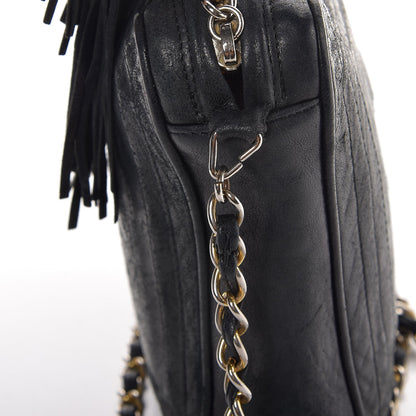 Chanel Lambskin Tassel Camera Case Black 12 of 16