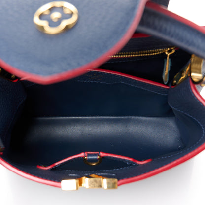 Louis Vuitton Taurillon Capucines BB Marine Rouge 5 of 9