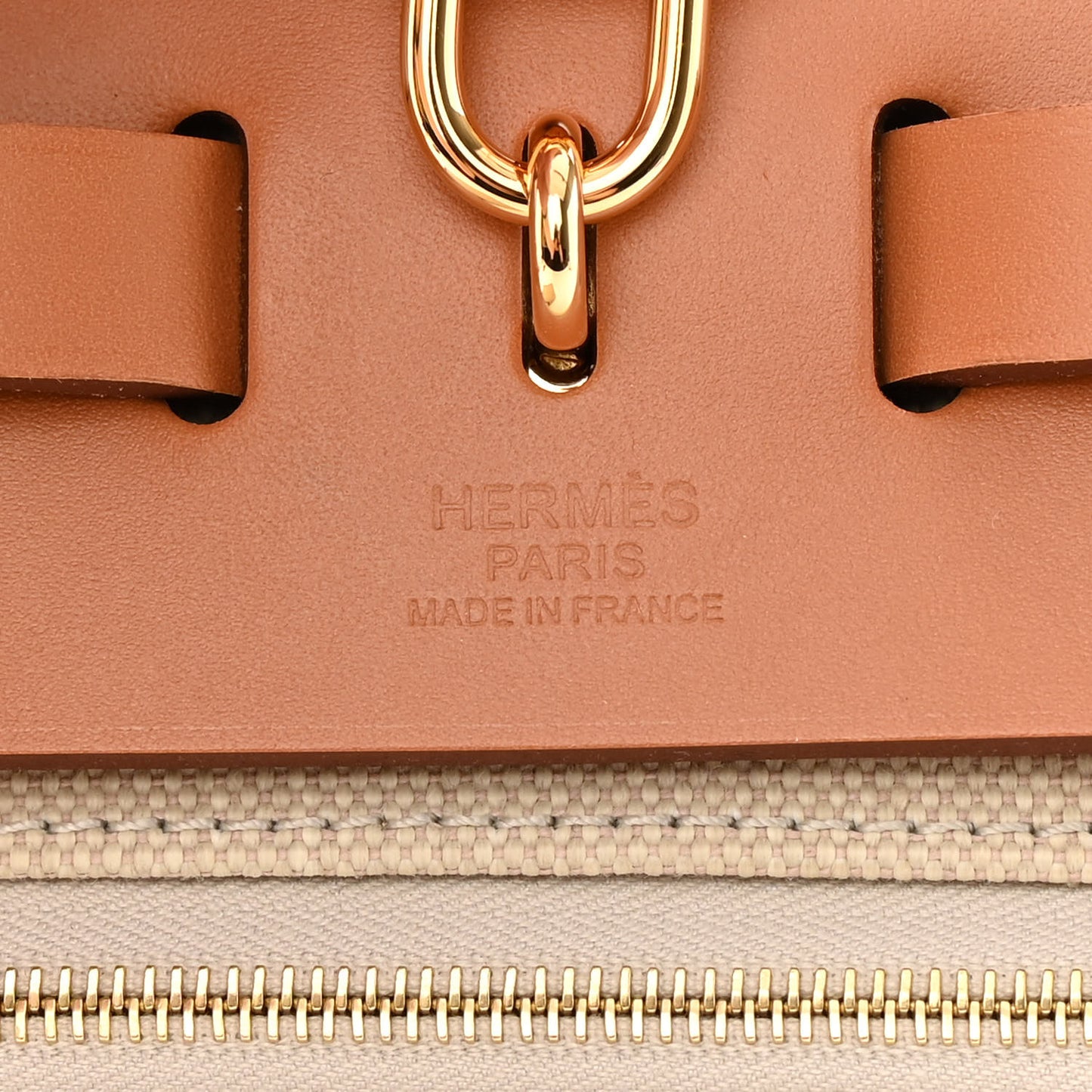 Vache Hunter Criss Viking Herbag Zip Retourne 31 PM Ecru Beige Naturel