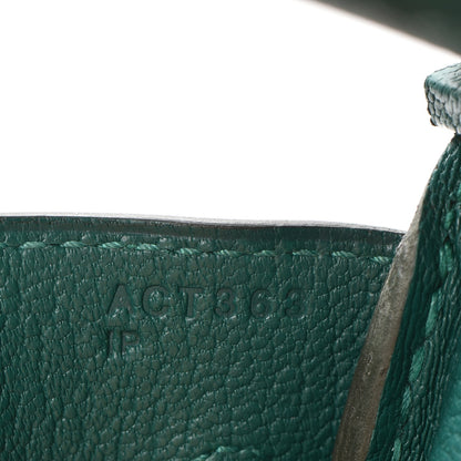 Hermes Epsom Birkin 30 Malachite 33 of 38