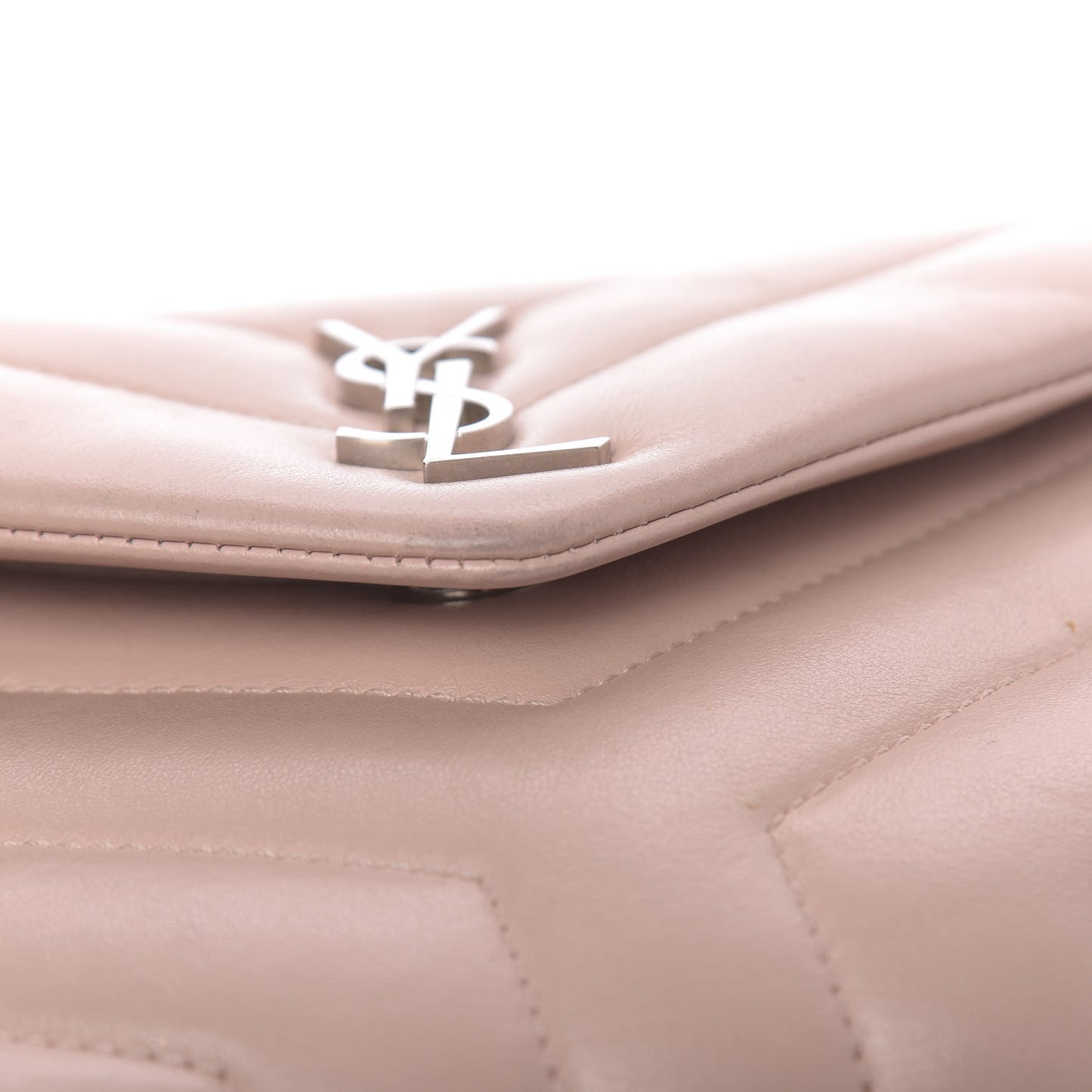 Calfskin Y Quilted Monogram Toy Loulou Crossbody Bag Tender Pink