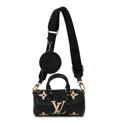 Louis Vuitton Empreinte Monogram Giant Papillon BB Black Beige 1 of 10