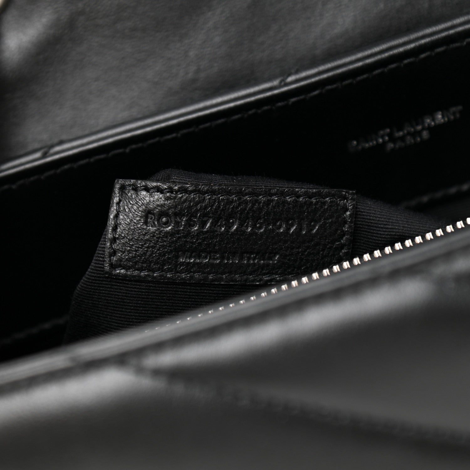 Saint Laurent Calfskin Y Quilted Monogram Medium Loulou Chain Satchel Black 7 of 11