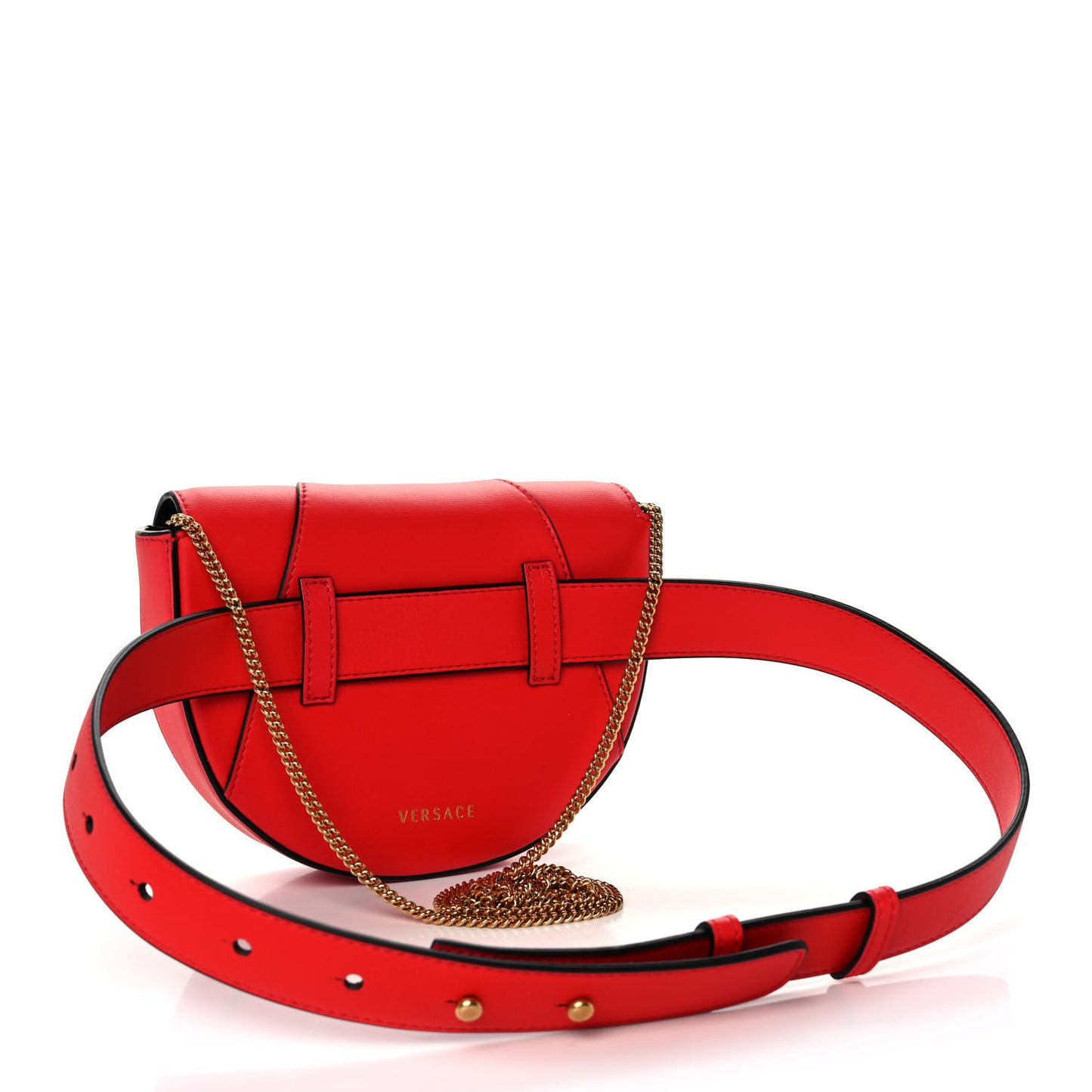 Smooth Calfskin Virtus Belt Bag Red
