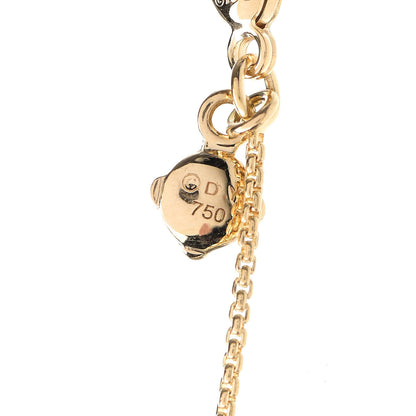 David Yurman 18K Yellow Gold Diamond 16mm Stax Pendant Necklace 6 of 7
