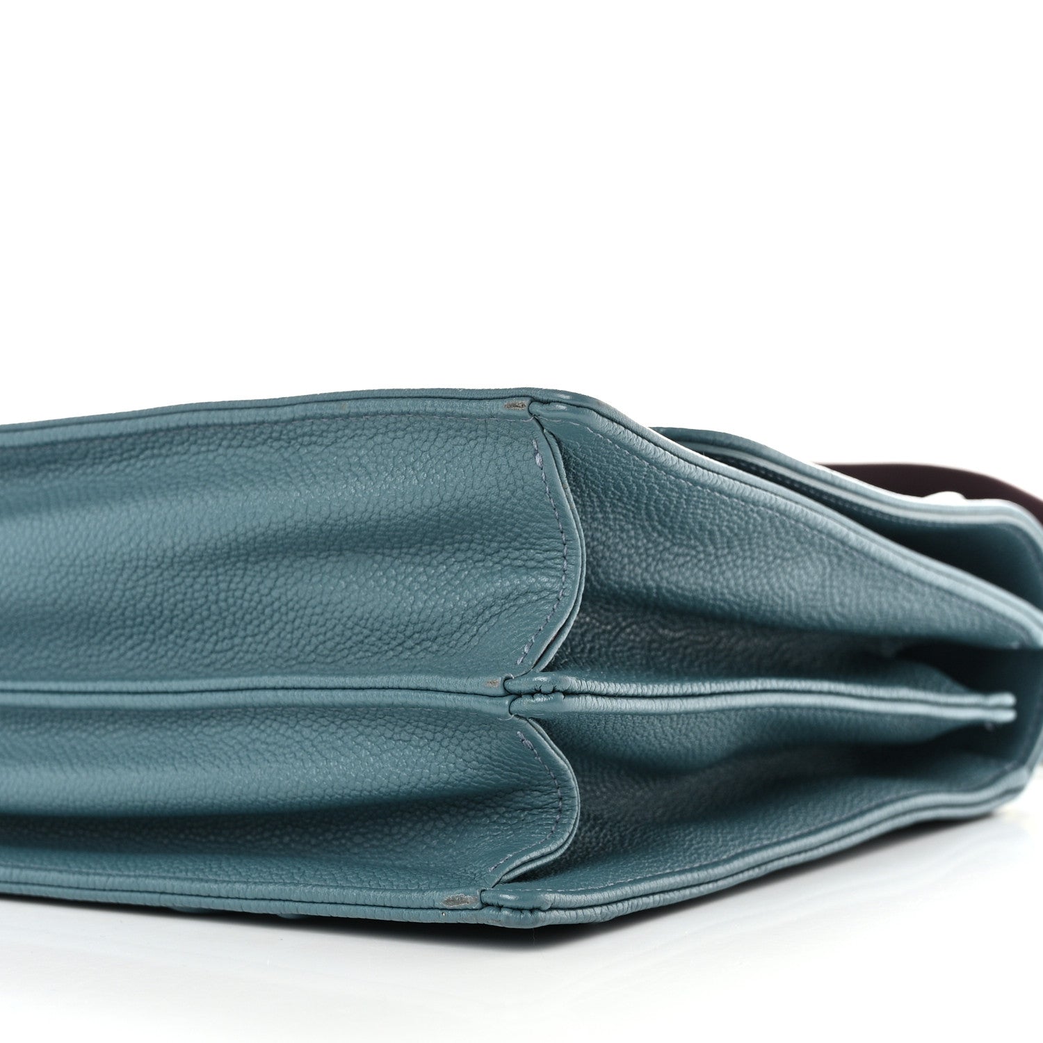 Christian Dior Grained Calfskin Diorama Satchel Agave Green 10 of 12