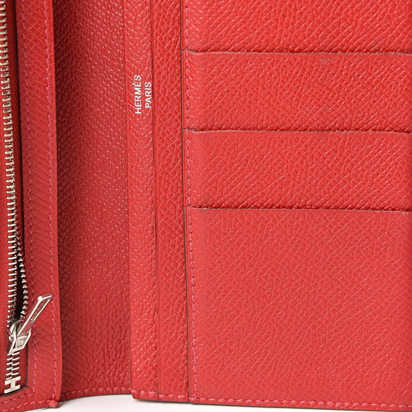 Epsom Bearn Gusset Wallet Rouge Casaque