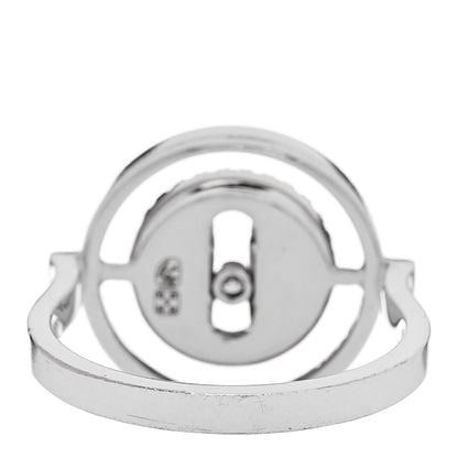 Messika 18K White Gold Diamond SM Lucky Move Pave Ring 52 6 4 of 6