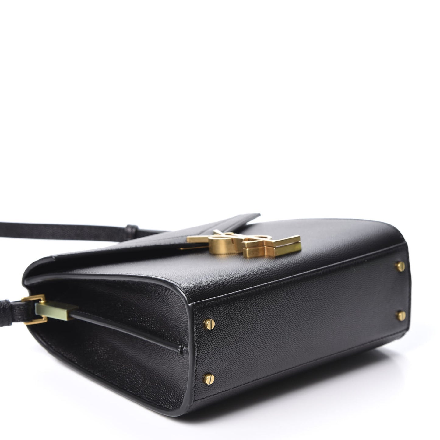 Grain de Poudre Mini Classic Monogram Cassandra Top Handle Black