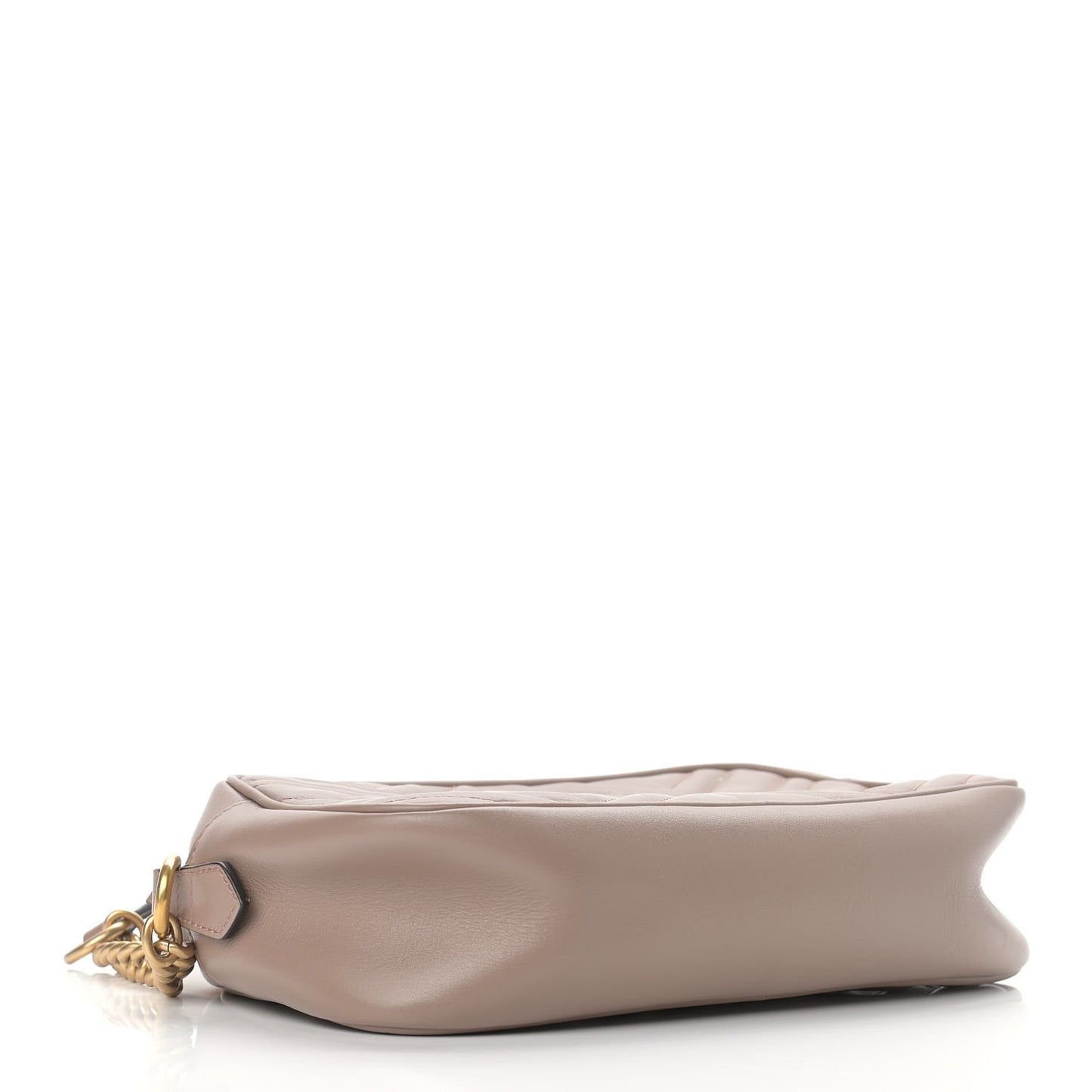Calfskin Matelasse Small GG Marmont Chain Shoulder Bag Porcelain Rose