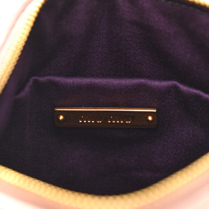 Miu Miu Nappa Matelasse Crossbody Clutch Mughetto 6 of 11