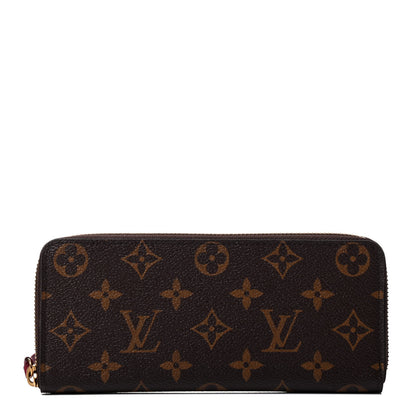Louis Vuitton Monogram Clemence Wallet Fuchsia 1 of 4