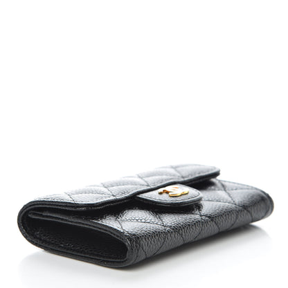Chanel Caviar Quilted Flap Card Holder Black 4 of 9