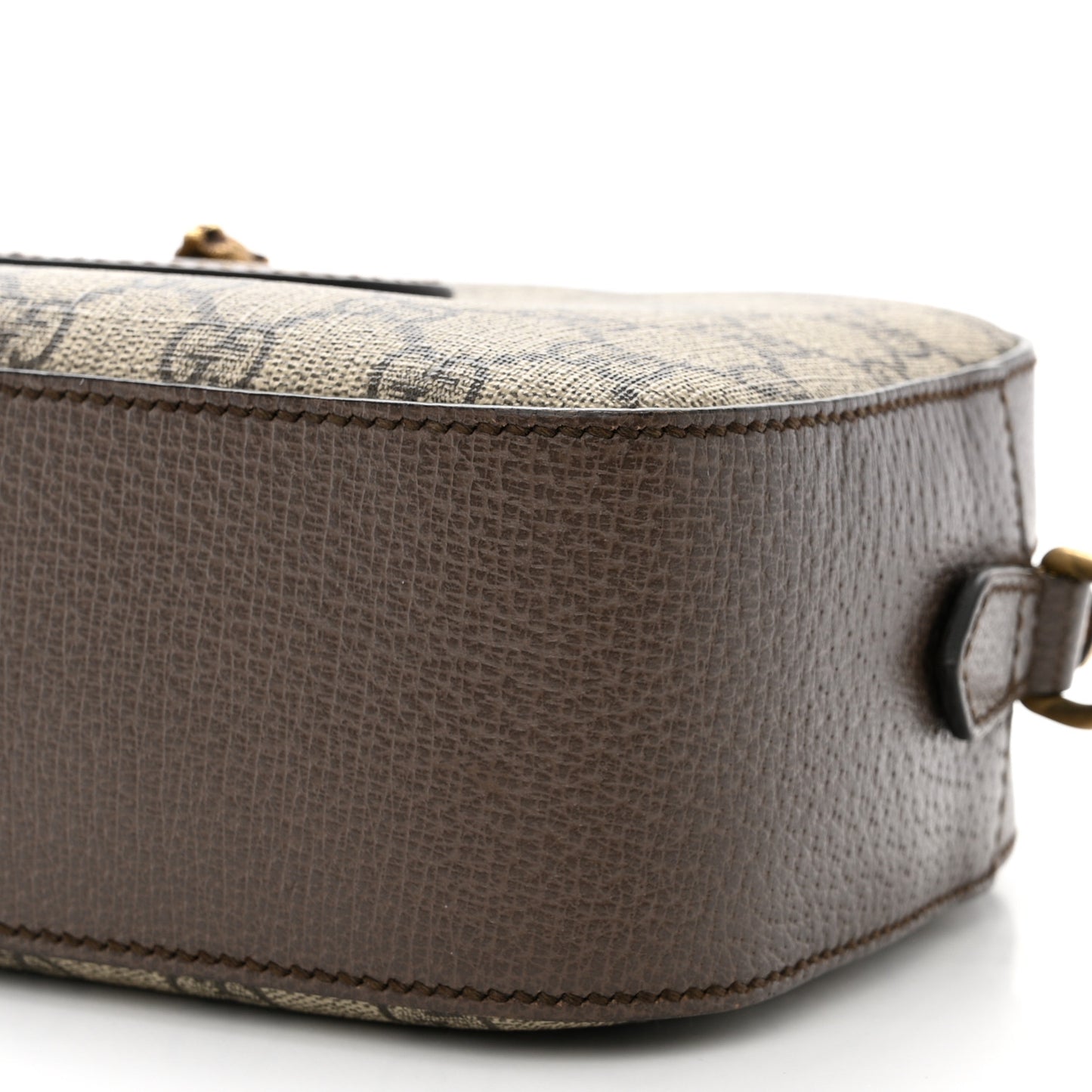 GG Supreme Monogram Web Neo Vintage Shoulder Bag Beige New Acero Crop