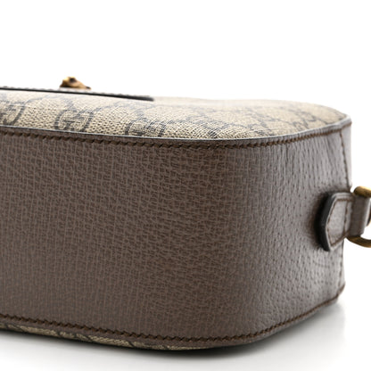 Gucci GG Supreme Monogram Web Neo Vintage Shoulder Bag Beige New Acero Crop 10 of 12