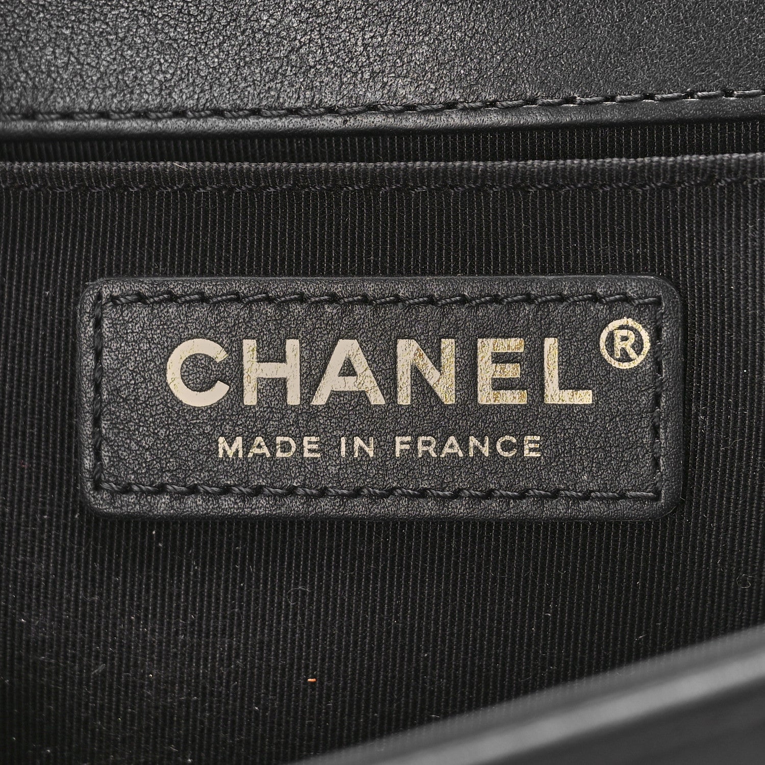 Chanel Calfskin Small Boy Logo Top Handle Flap Black 7 of 13