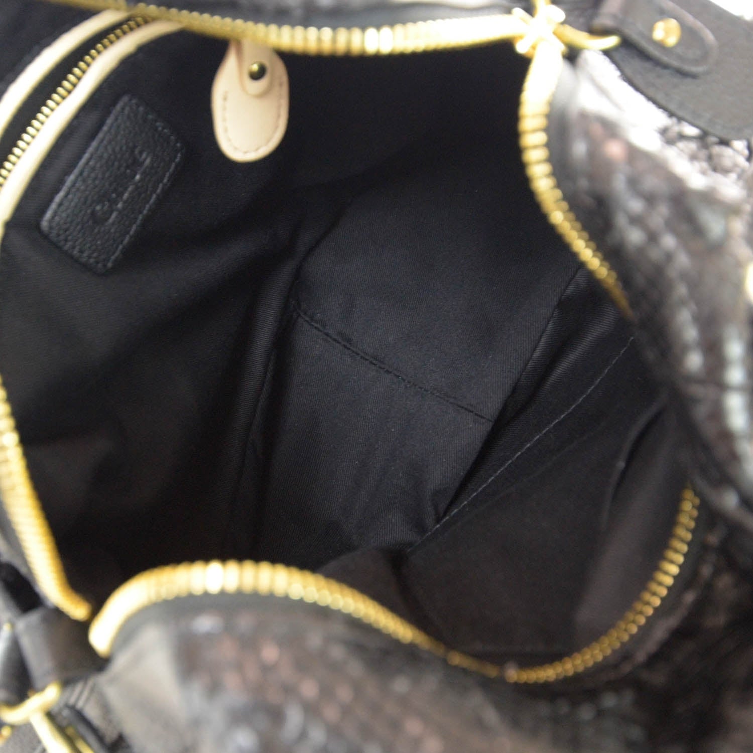 Chloe Python Medium Paraty Black 7 of 8