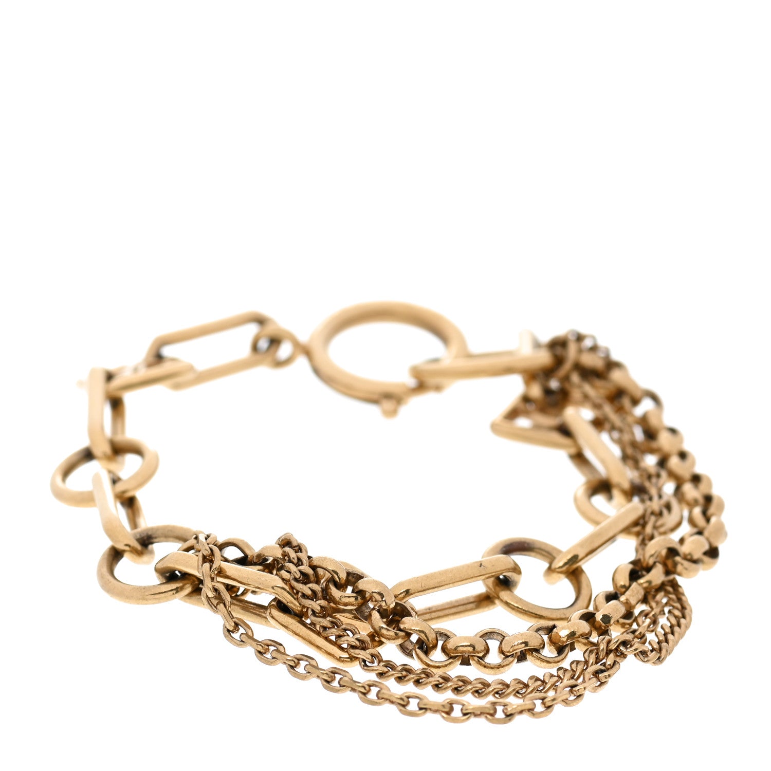 Louis Vuitton Vegas Chain Bracelet Gold 1 of 5