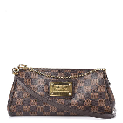 Louis Vuitton Damier Ebene Eva Clutch 1 of 8