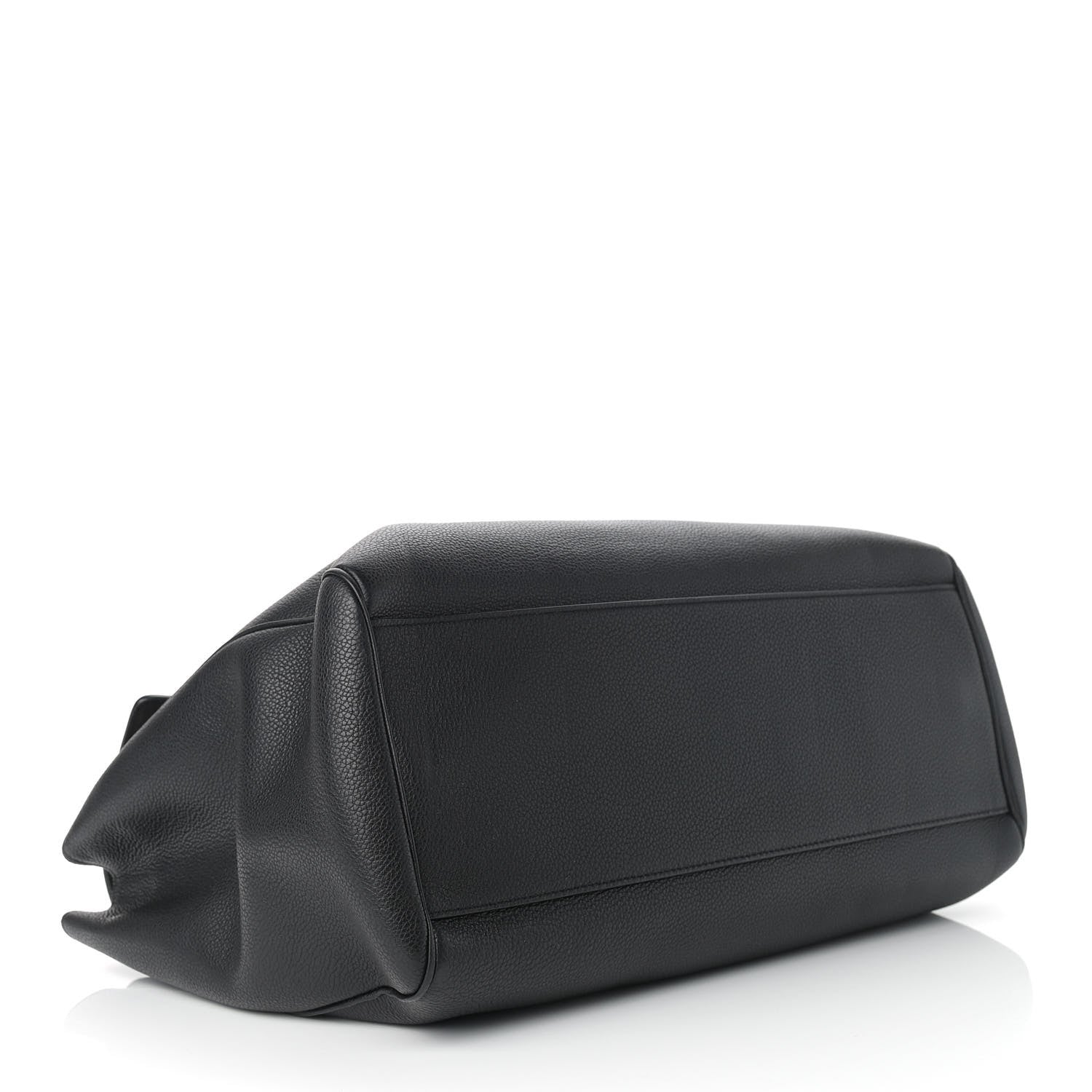 Celine Grained Calfskin Large Soft 16 Bag Black 4 of 10