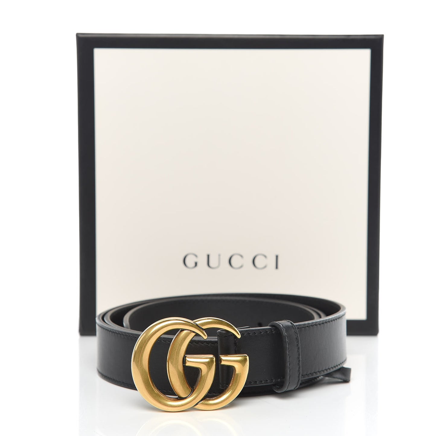 Calfskin Double G 30mm Belt 100 40 Black