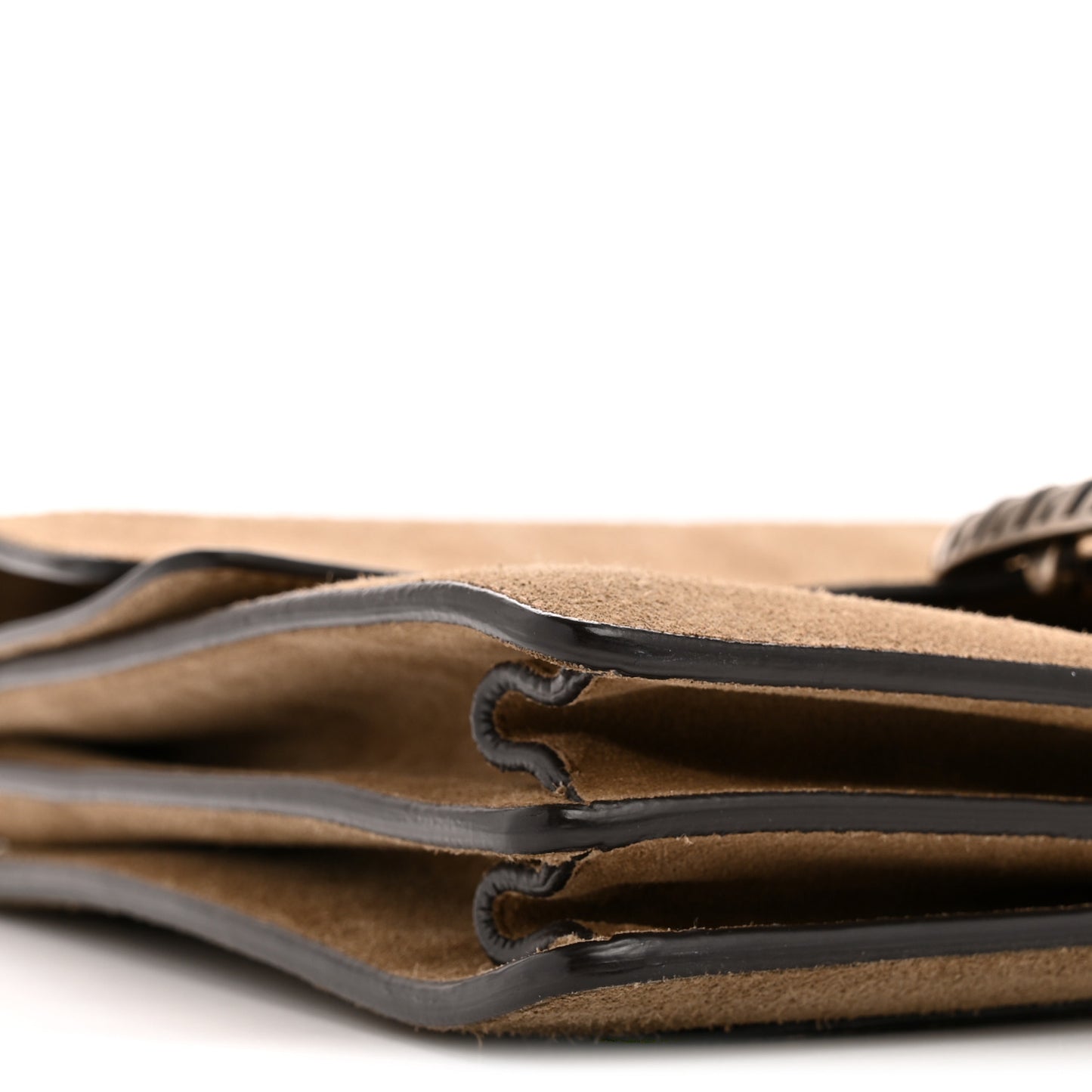 Suede Medium Dionysus Shoulder Bag Taupe