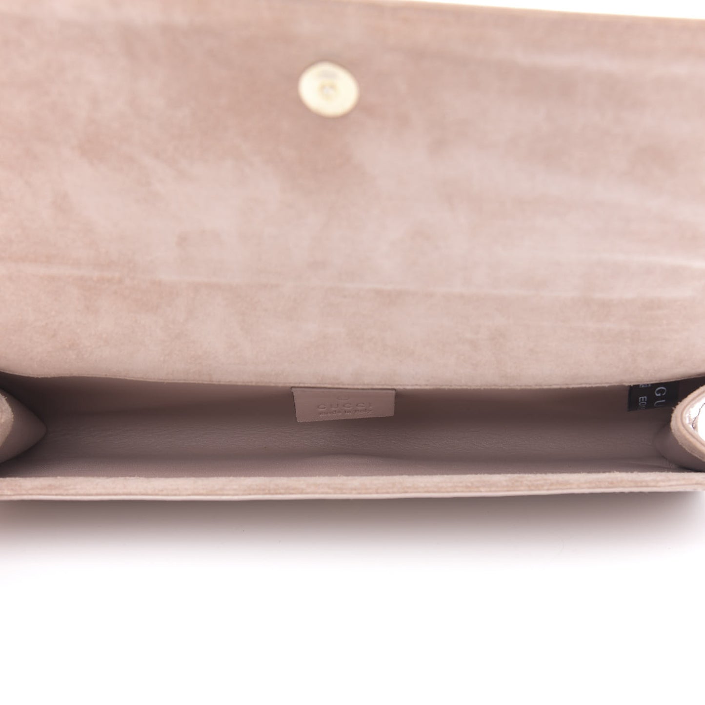 Patent Microguccissima Small Broadway Clutch Dark Cipria