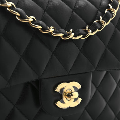 Chanel Lambskin Quilted Small Double Flap Black 11 of 11