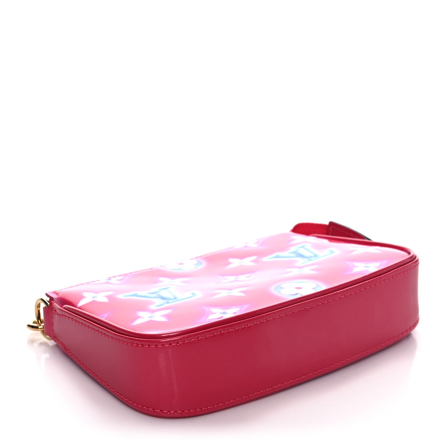 Vernis Valentine Mini Pochette Accessories Fuchsia Neon