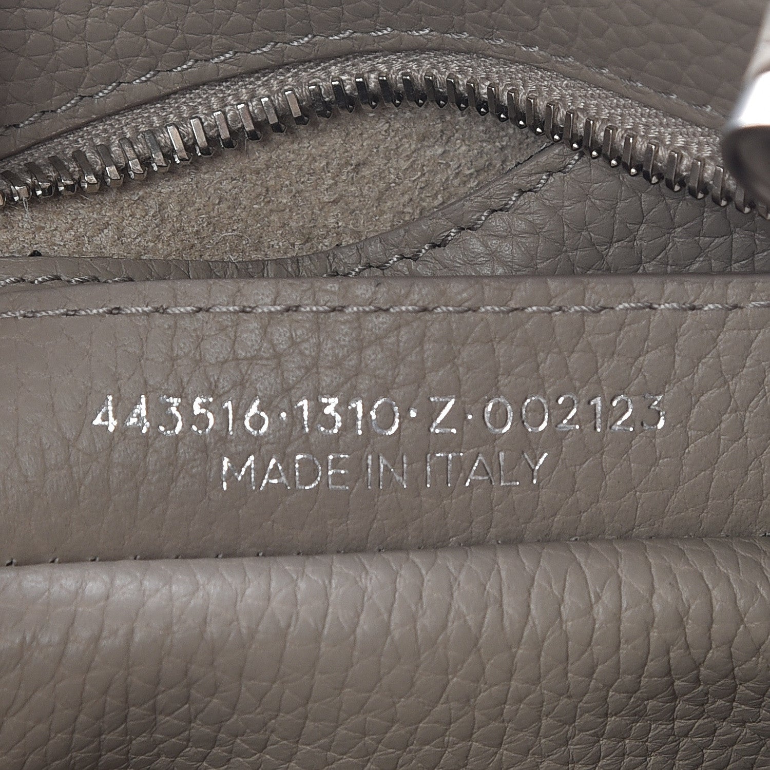 Balenciaga Veau Grana Perforated Blackout Hardware S City Gris Cendre 9 of 9