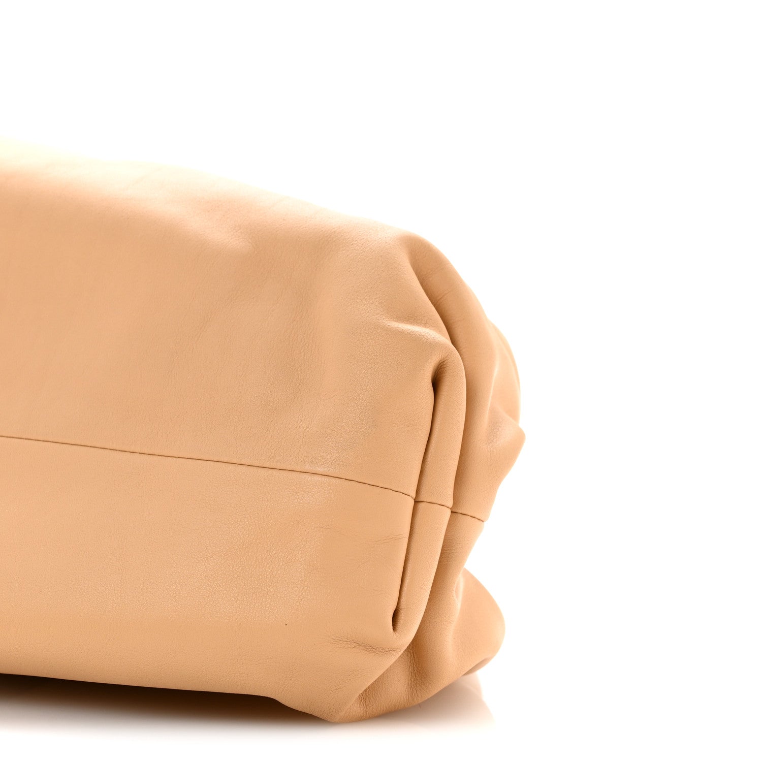 Bottega Veneta Smooth Butter Calf The Pouch Oversized Clutch Biscotto 10 of 10