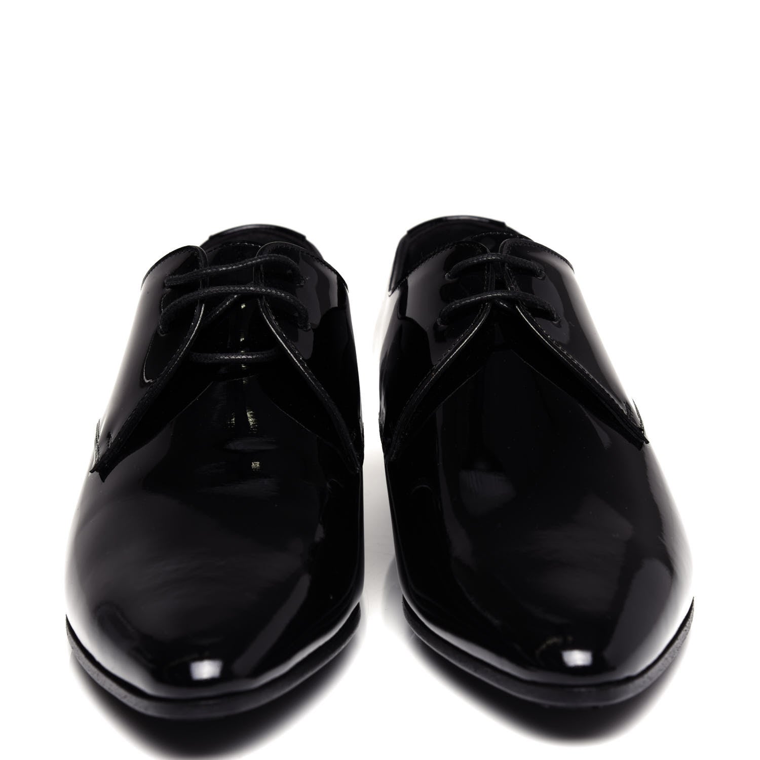 Saint Laurent Patent Calfskin Jonas Derby 36.5 Black 5 of 11