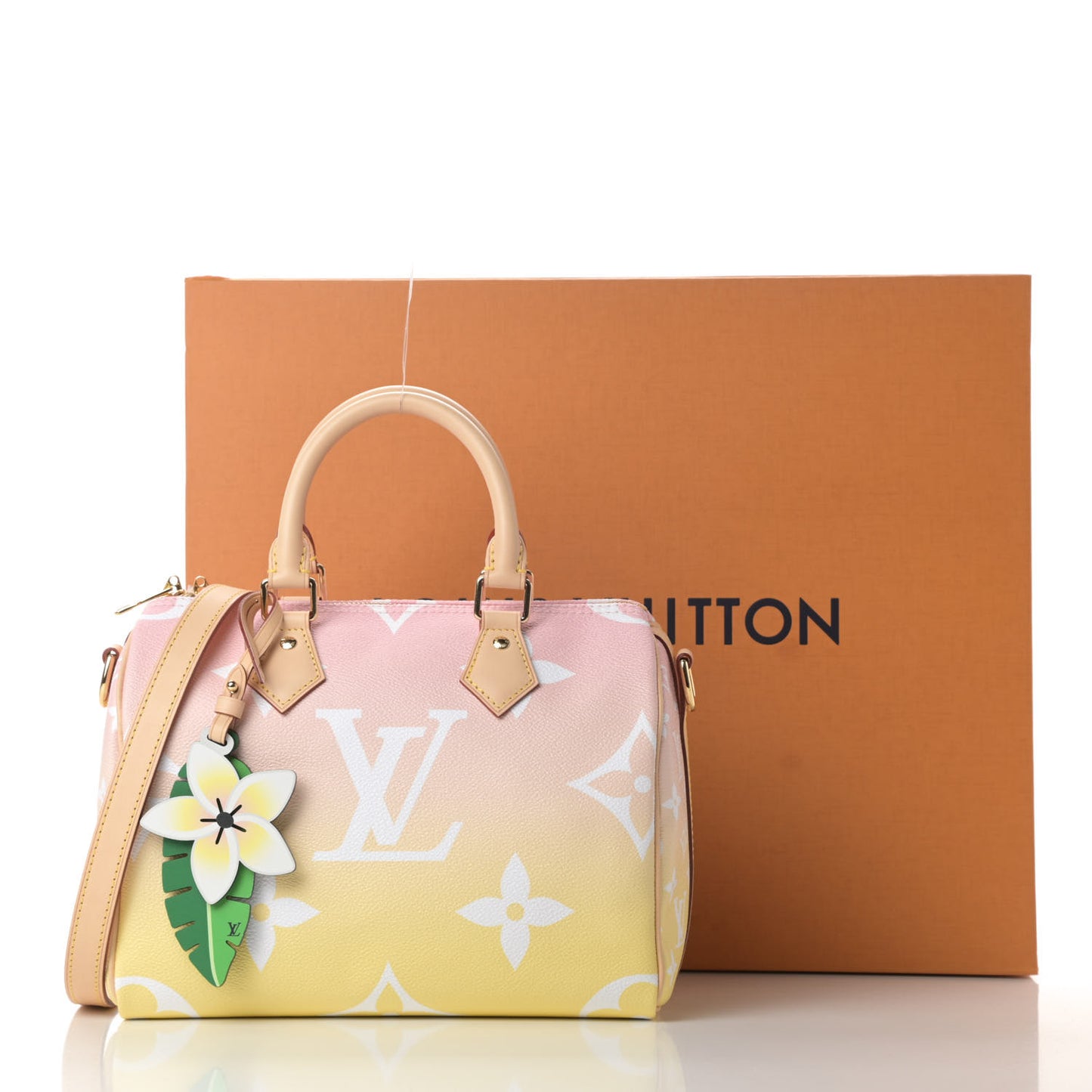 Monogram Giant By The Pool Speedy Bandouliere 25 Light Pink